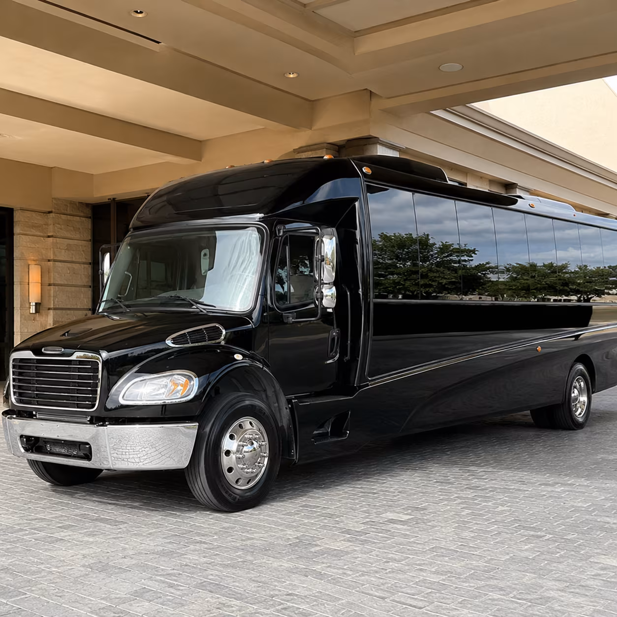nuggets and avalanche bus rentals to ball arena in denver