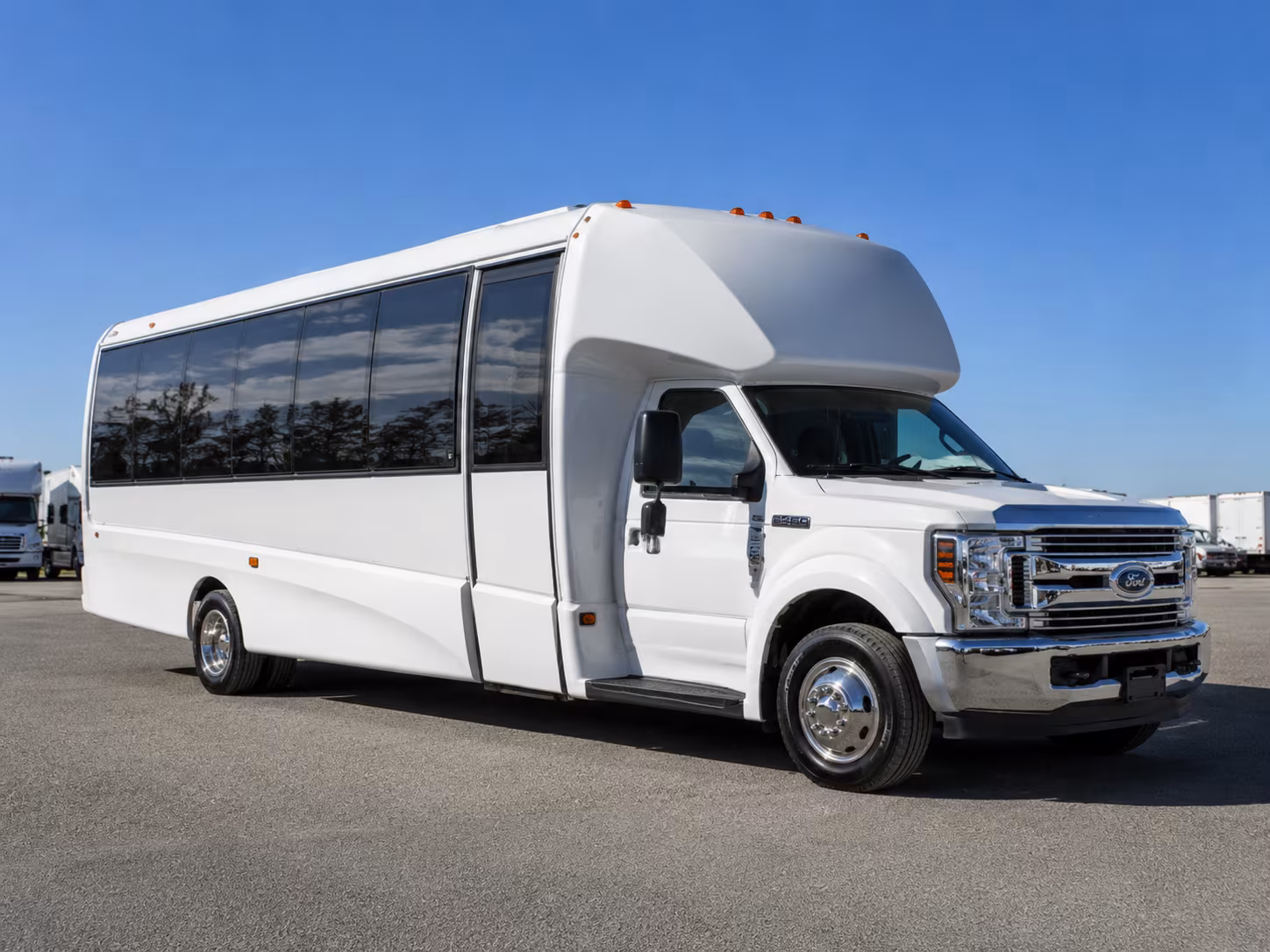parker ride to the game in comfort with a parker charter bus