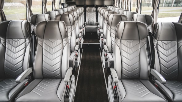 50 passenger charter bus interior aurora