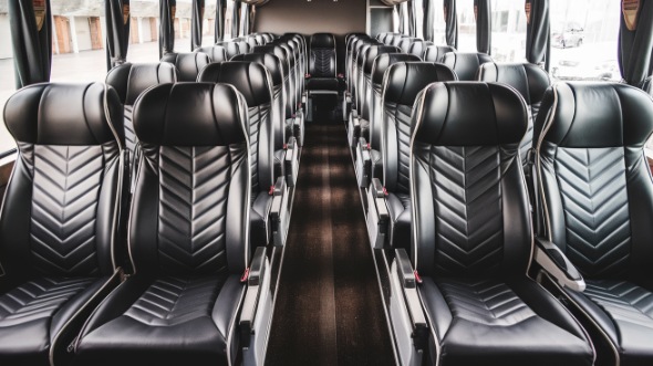 54 passenger charter bus rental aurora