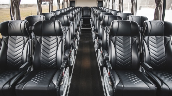 56 passenger charter bus rental aurora