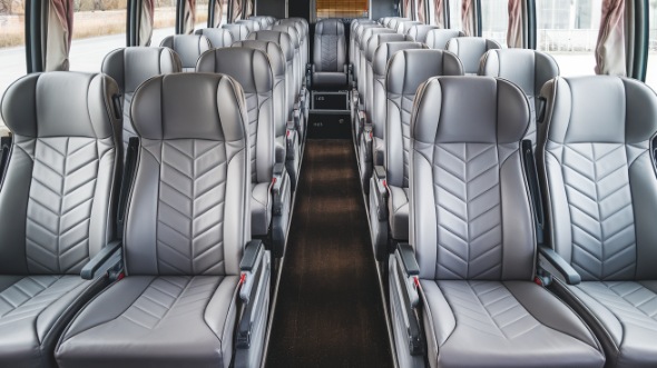 centennial 54 passenger charter bus interior